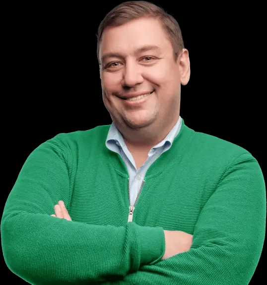 Fat Man With Green Shirt